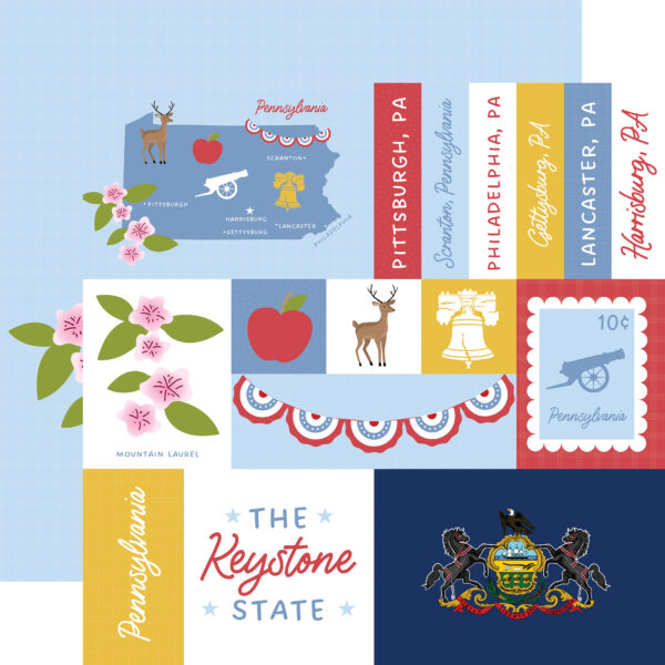 Ep Our United States 12X12 Pennsylvania Ep Our United States 12X12 Pennsylvania