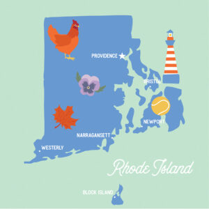 Ep Our United States 12X12 Rhode Island