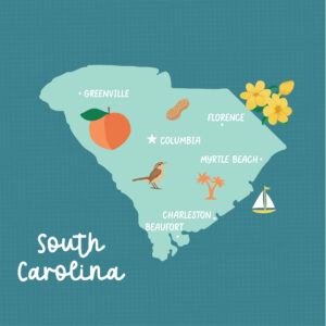 Ep Our United States 12X12 South Carolina