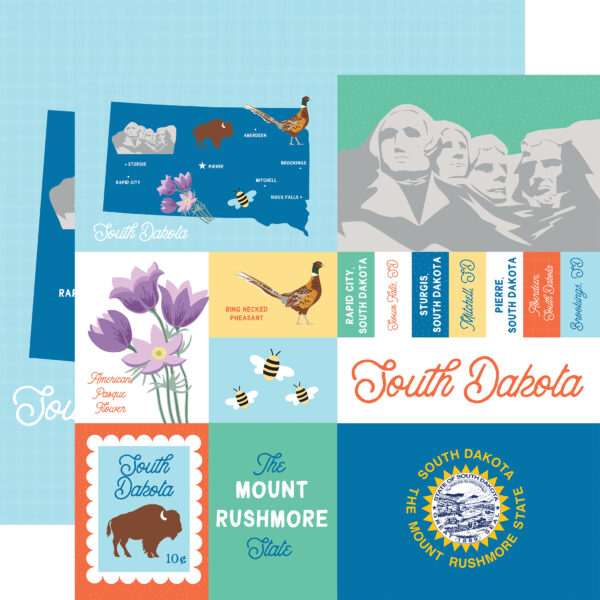 Ep Our United States 12X12 South Dakota Ep Our United States 12X12 South Dakota