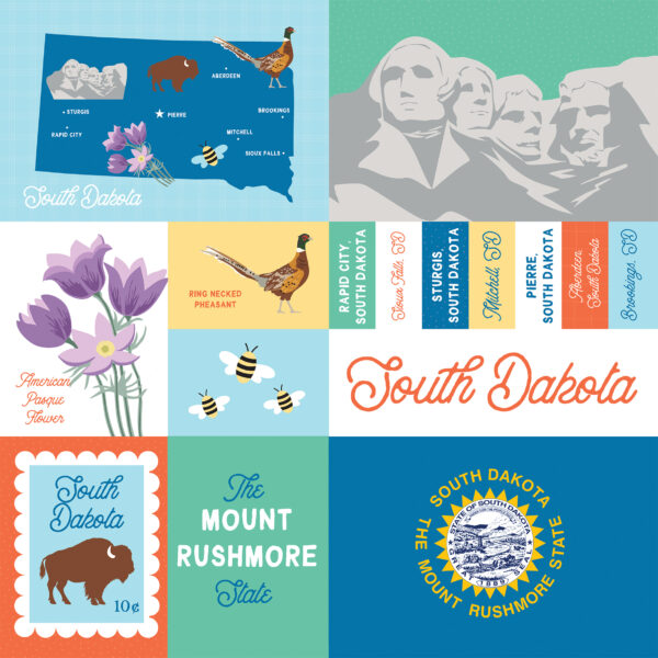 Ep Our United States 12X12 South Dakota