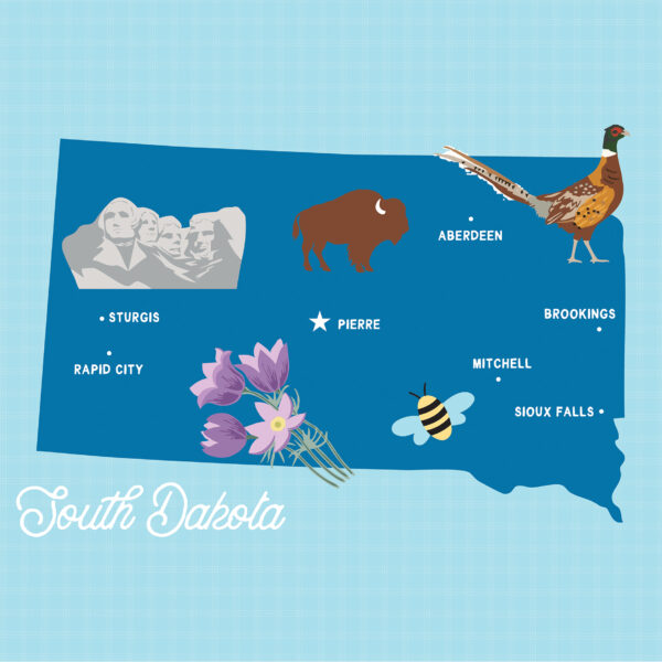 Ep Our United States 12X12 South Dakota