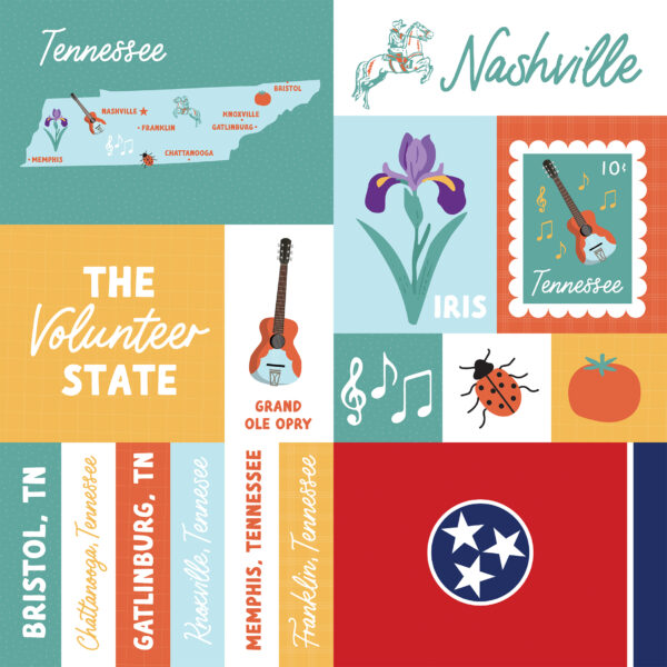 Ep Our United States 12X12 Tennessee