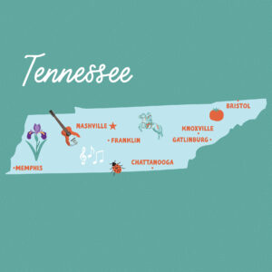Ep Our United States 12X12 Tennessee