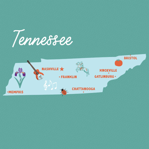 Ep Our United States 12X12 Tennessee