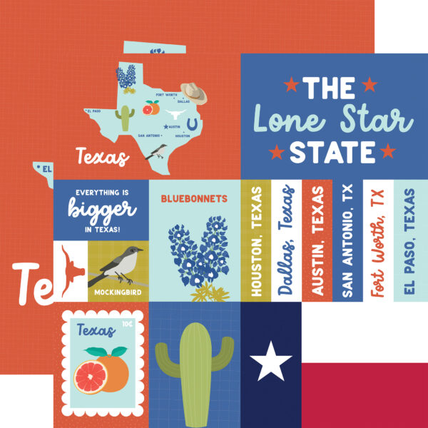 Ep Our United States 12X12 Texas