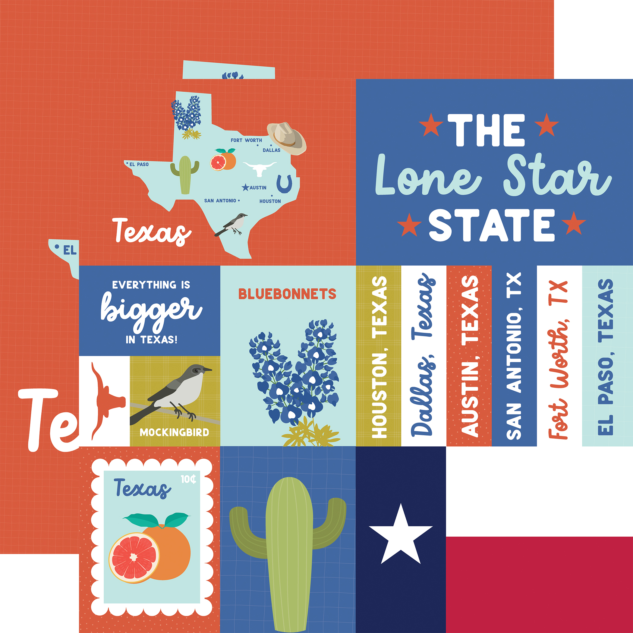 Ep Our United States 12X12 Texas