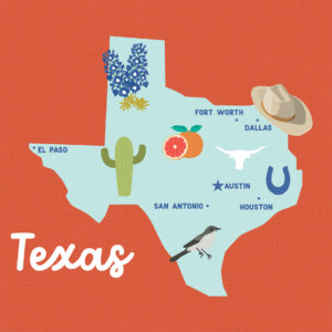 Ep Our United States 12X12 Texas