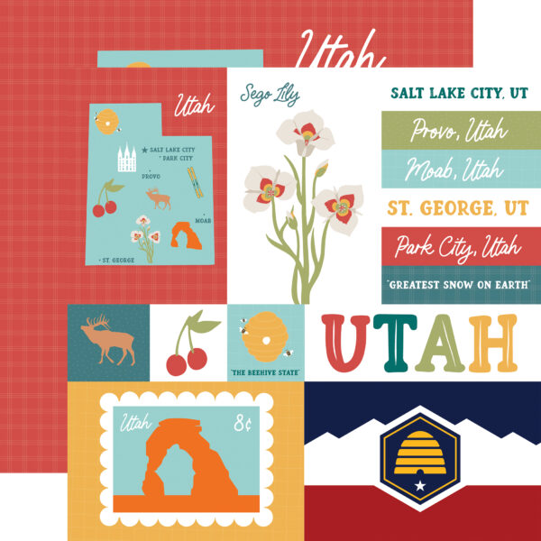 Ep Our United States 12X12 Utah Ep Our United States 12X12 Utah