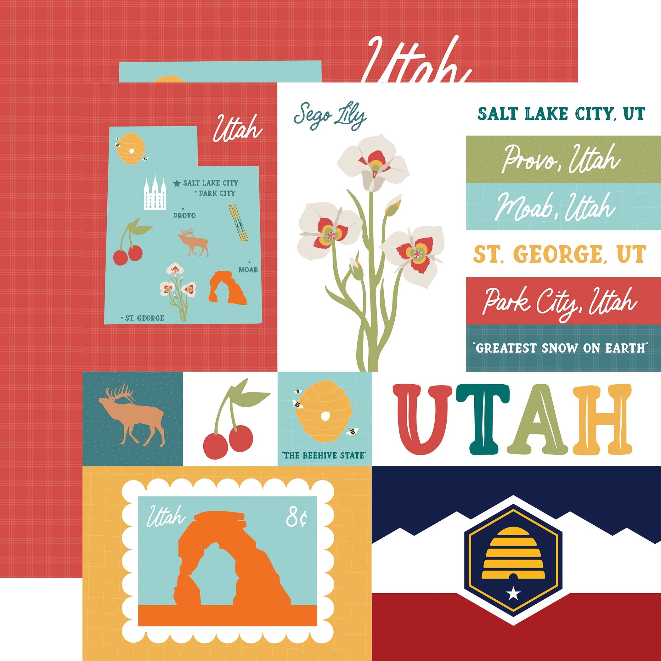 Ep Our United States 12X12 Utah
