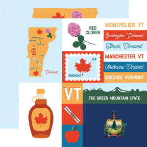 Ep Our United States 12X12 Vermont