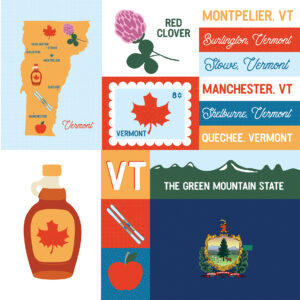 Ep Our United States 12X12 Vermont