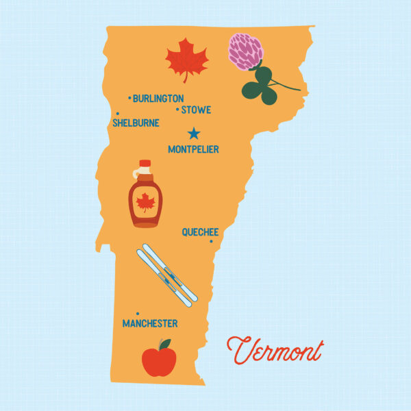 Ep Our United States 12X12 Vermont