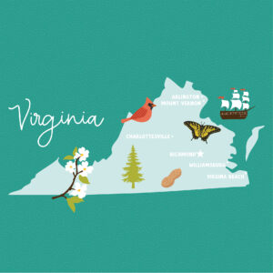 Ep Our United States 12X12 Virginia