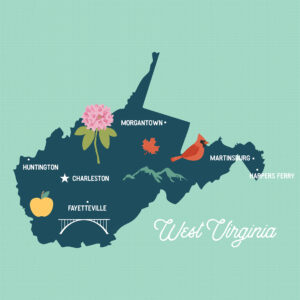Ep Our United States 12X12 West Virginia
