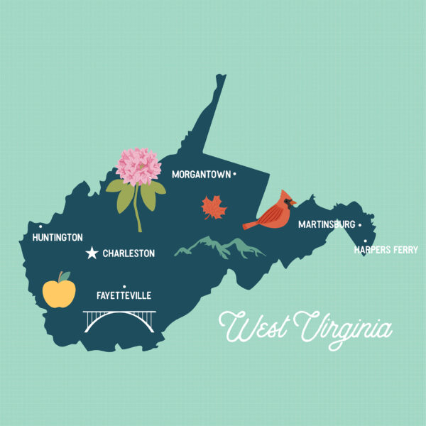 Ep Our United States 12X12 West Virginia