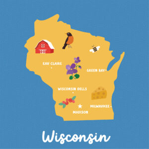 Ep Our United States 12X12 Wisconsin