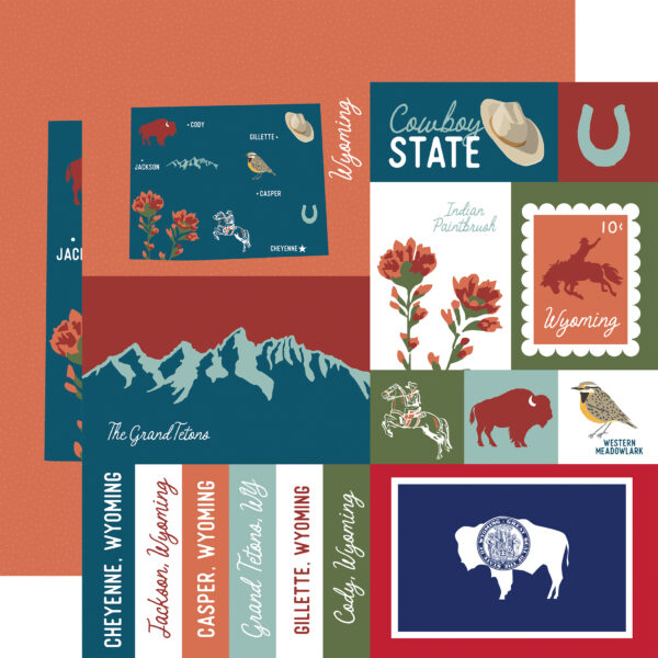 Ep Our United States 12X12 Wyoming Ep Our United States 12X12 Wyoming