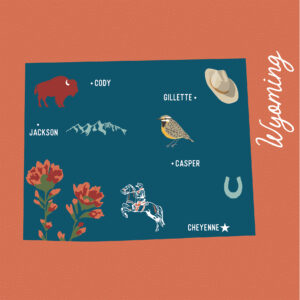 Ep Our United States 12X12 Wyoming