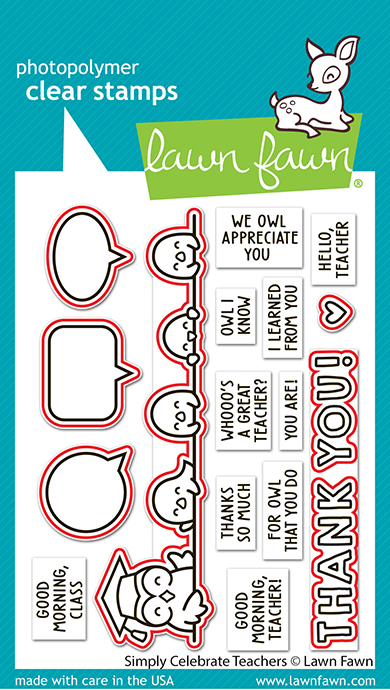 Lawn Fawn Die Simply Celebrate Teachers