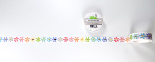 Lawn Fawn Washi Tape Happy Flowers