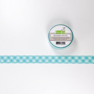 Lawn Fawn Washi Tape Aqua Gingham