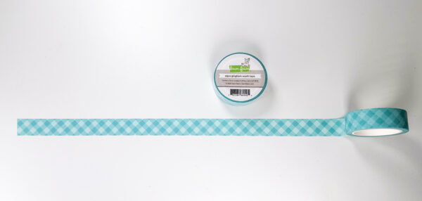 Lawn Fawn Washi Tape Aqua Gingham