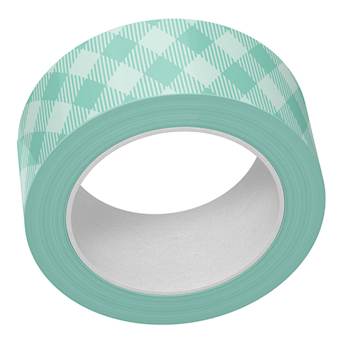 Lawn Fawn Washi Tape Aqua Gingham