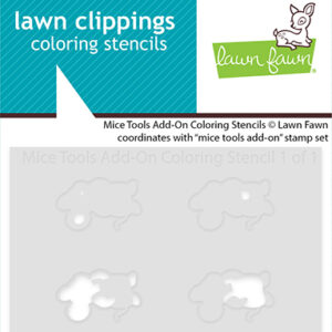 Lawn Fawn Stencil Mice Tools Add-on