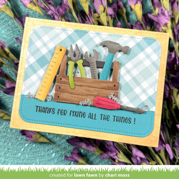 Lawn Fawn Stamp Henry's Build-a-sentiment: Tools