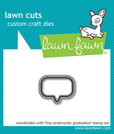 Lawn Fawn Die Tiny Sentiments: Graduation