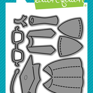 Lawn Fawn Die Build-a-critter Graduation Accessories