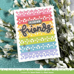 Lawn Fawn Die Folksy Tulip Border