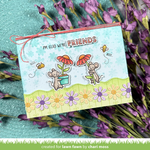 Lawn Fawn Stencil Spring Flowers