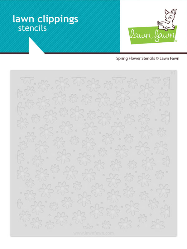 Lawn Fawn Stencil Spring Flowers