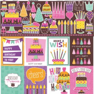 Rem Birthday Wishes 12X12 Sticker