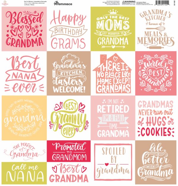 Rem Grandma's House 12X12 Sticker