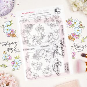 Pinkfresh Stamp Garden Grace