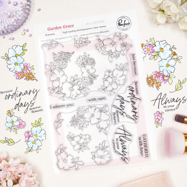 Pinkfresh Stamp Garden Grace
