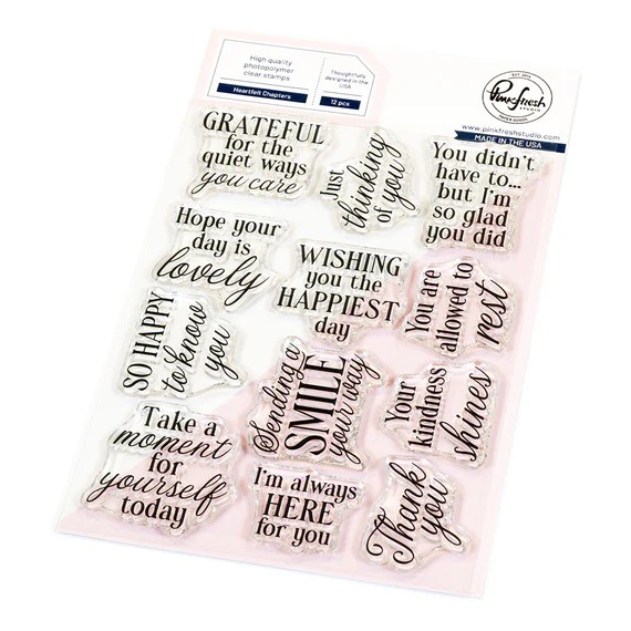 Pinkfresh Stamp Heartfelt Chapters