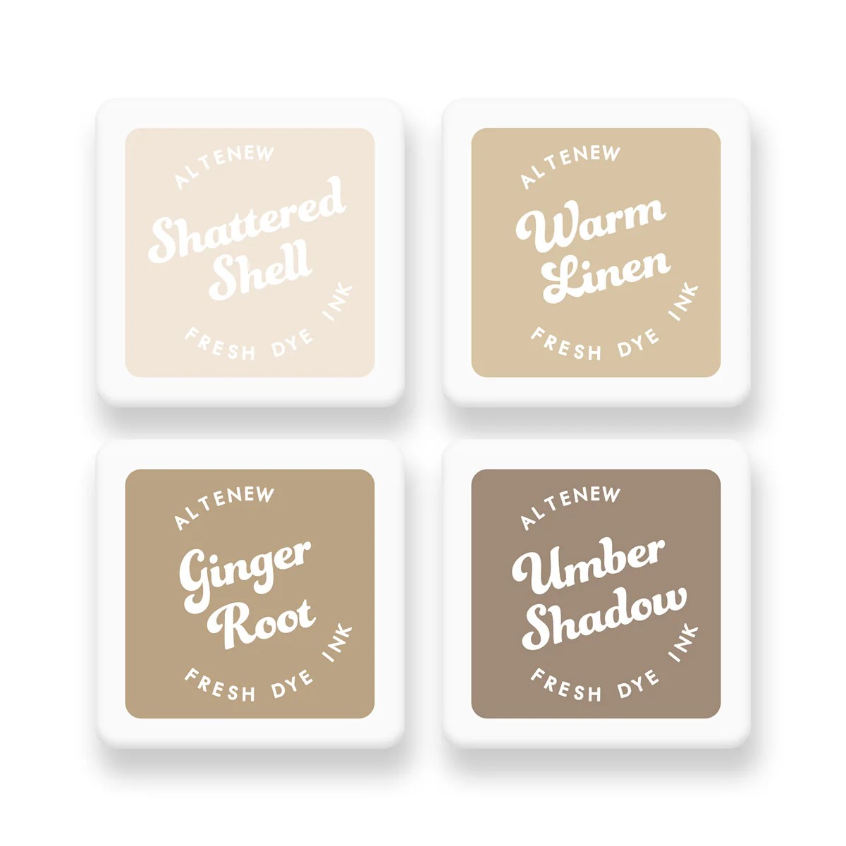 Altenew Mini Fresh Dye Ink Cube Earth Tones