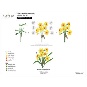 Altenew Die Craft A Flower Narcissus