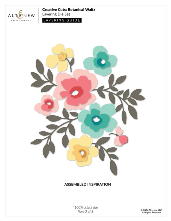 Altenew Die Craft A Flower Botanical Waltz
