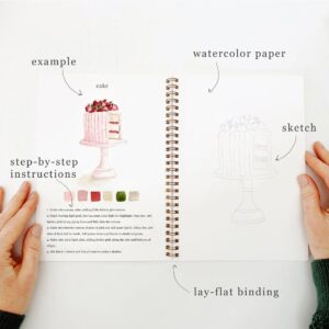 Emily Lex Watercolor Workbook Baking