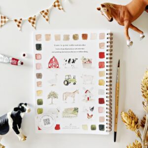 Emily Lex Watercolor Workbook Farm