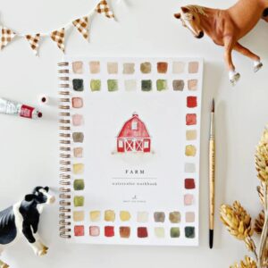 Emily Lex Watercolor Workbook Farm