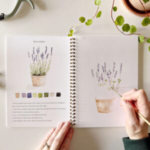 Emily Lex Watercolor Workbook Garden