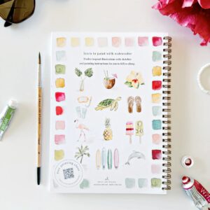 Emily Lex Watercolor Workbook Tropical