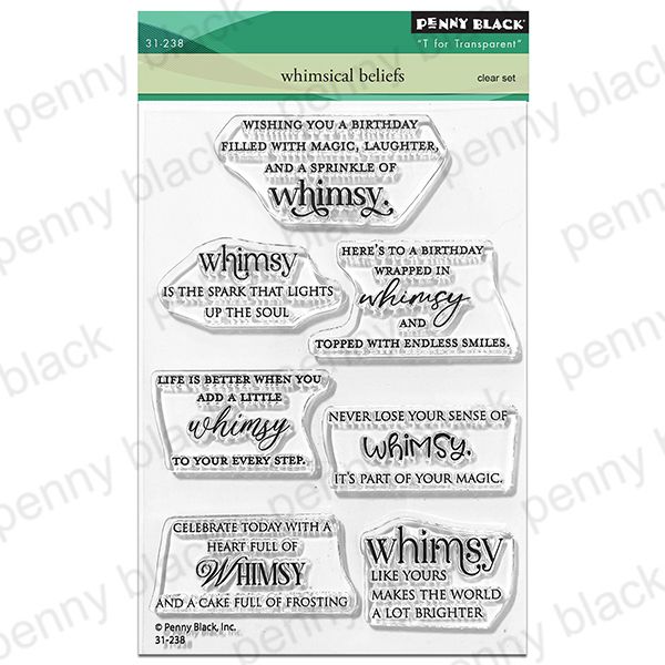Penny Black Clear Stamp Whimsical Beliefs