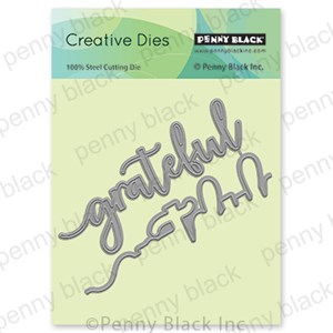 PENNY BLACK DIE GRATEFUL EDGER